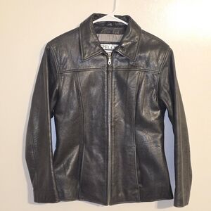 90s Black Women's Leather, Pelle Studio By Wilson